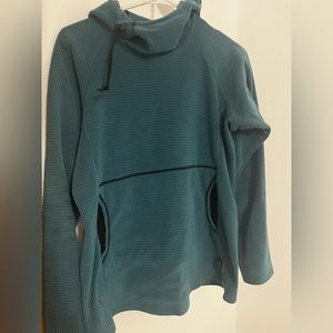 Melanzana Women’s micro grid hoodie size Medium